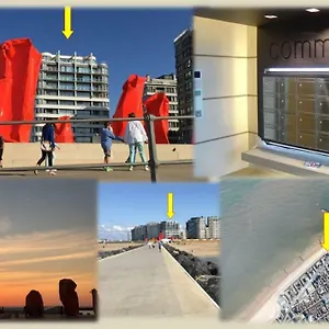 Panoramic View On Beach, Ships, Sea - Place To Be Oostende